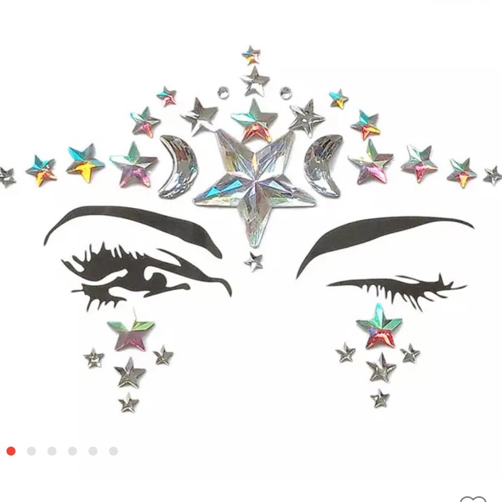 Star face jewels